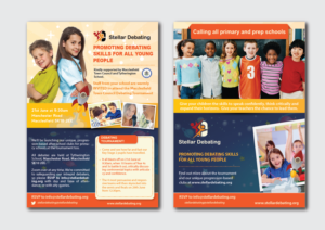 Flyer Design by alex989 for Stellar Debating | Design: #14880939