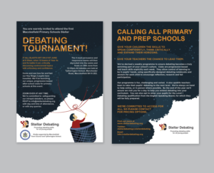 Flyer-Design von j.pavasaryte für Stellar Debating | Design #14869986