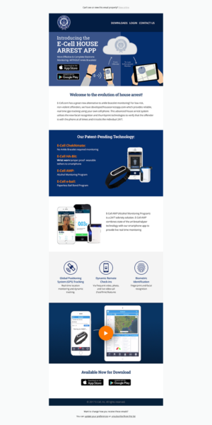 HouseArrestApp.com No Ankle Bracelet required | Design de Marketing Électronique par Laurra