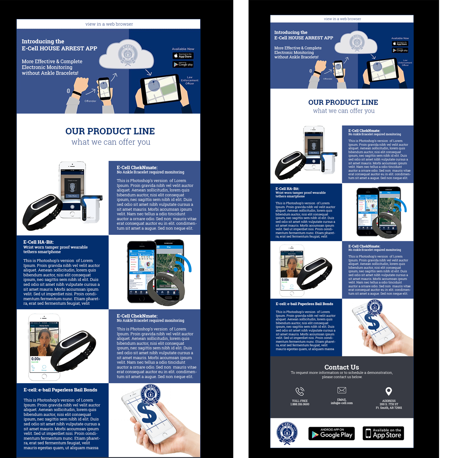 Email Marketing Design by Kristina Andonoff for E-cell,inc | Design #14902570