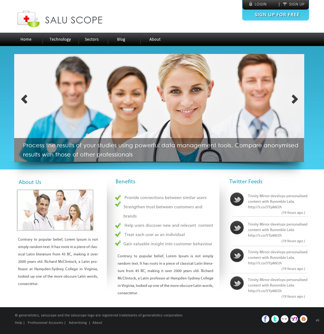 Web Design by pb for Generalistics Ltd. | Design #572595