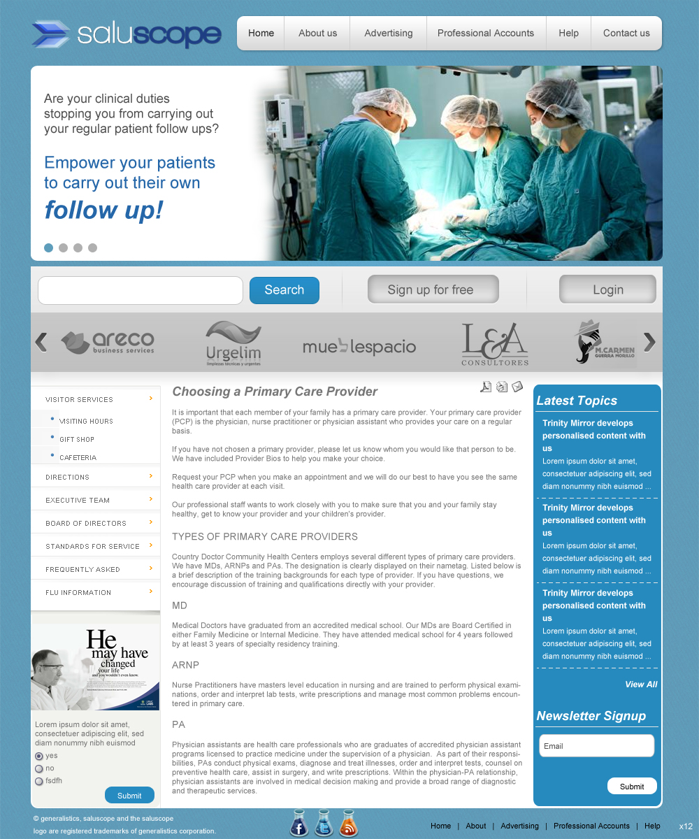 Web-Design von pb für Generalistics Ltd. | Design #572598
