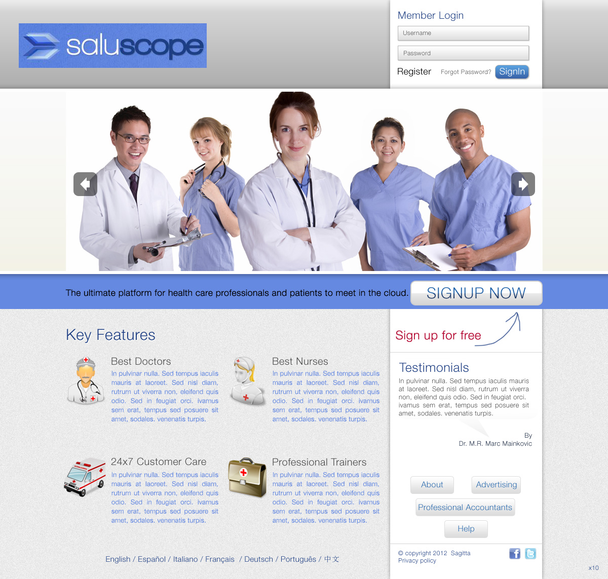 Web Design by pb for Generalistics Ltd. | Design #573811