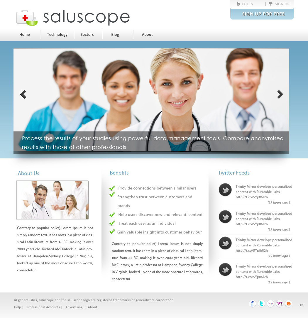 Web Design by pb for Generalistics Ltd. | Design #576002