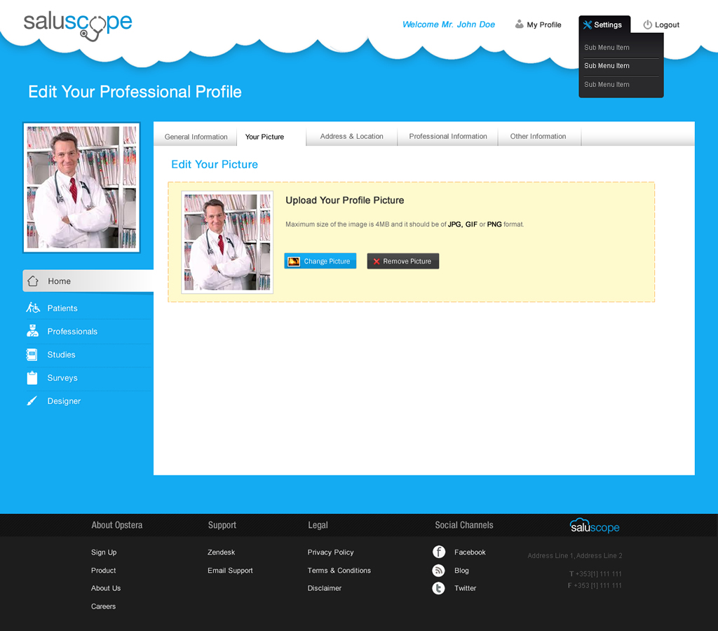 Web Design by Dezignwise for Generalistics Ltd. | Design #579962