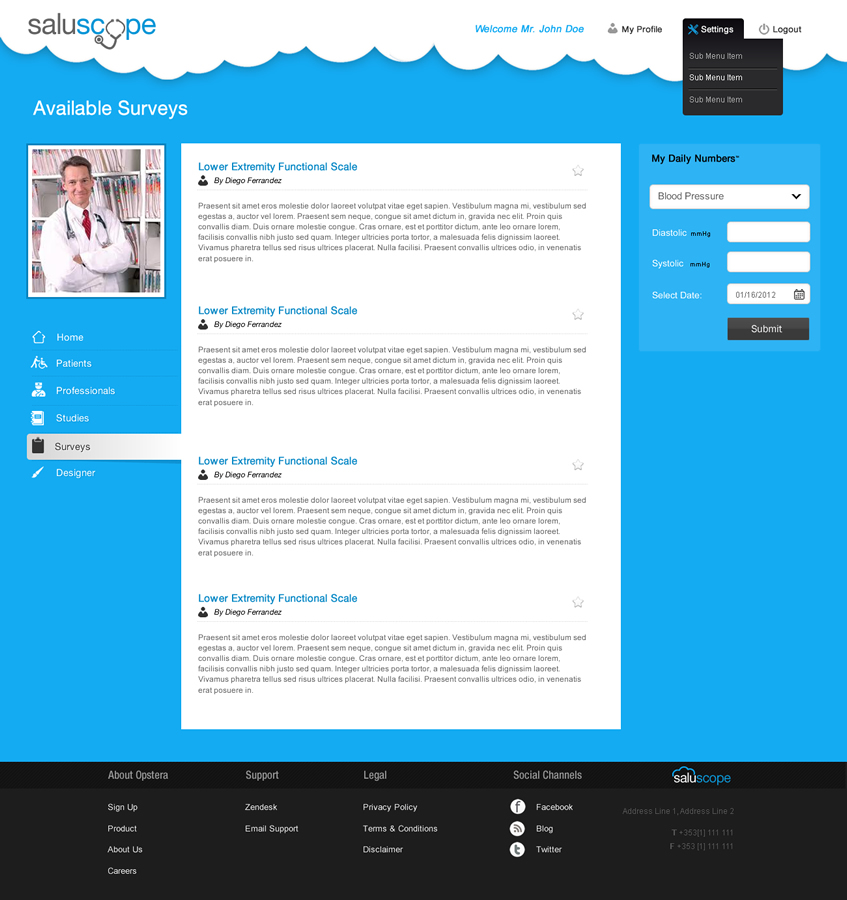 Web Design by Dezignwise for Generalistics Ltd. | Design #580287