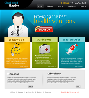 Web Design by Surya for Generalistics Ltd. | Design #566744