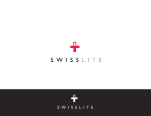 SwissLite with a swiss flag or emblem incorporated somewhere in the design | Logo-Design von Hiccups Design