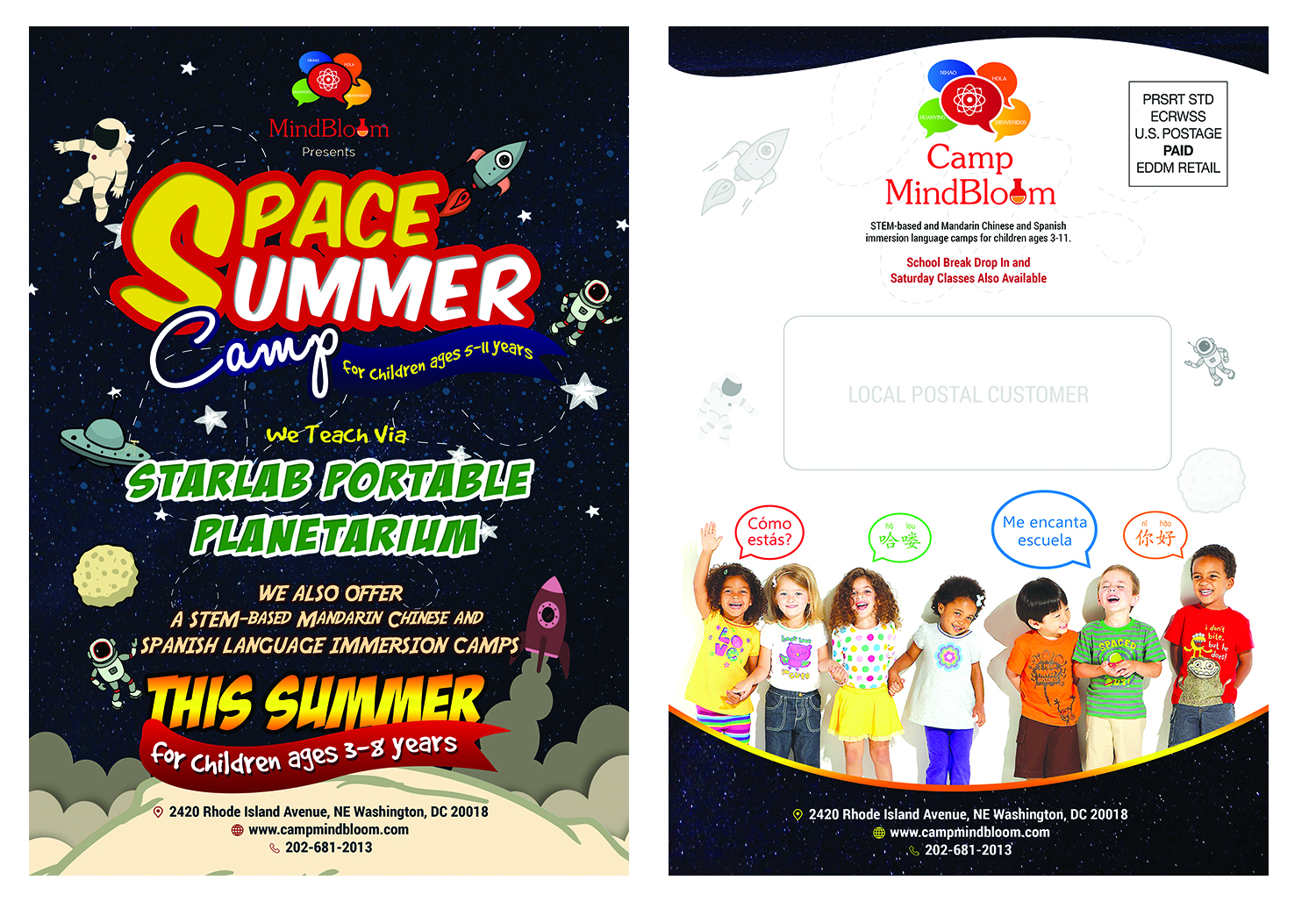 Flyer Design by SAI DESIGNS for MIndBloom Preschool | Design #14849747