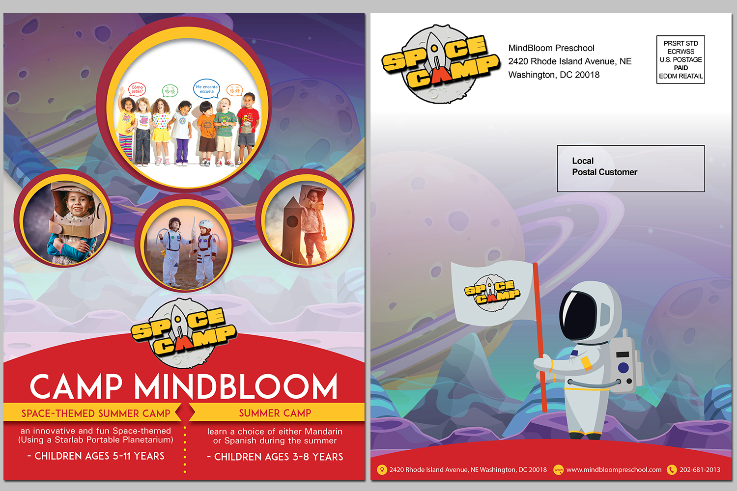 Flyer Design by EA5Designs for MIndBloom Preschool | Design #14830777