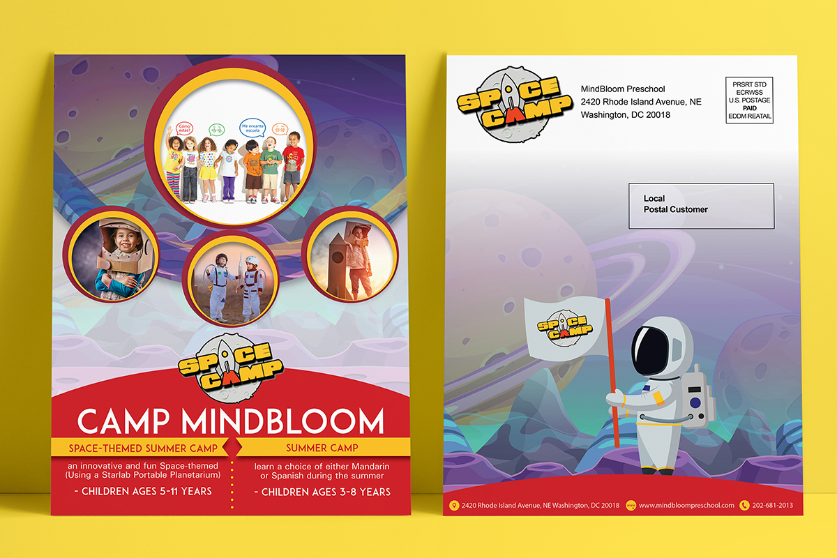Flyer Design by EA5Designs for MIndBloom Preschool | Design #14830778