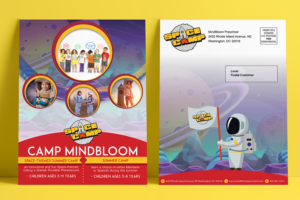 Camp MindBloom needs a Space-themed Summer Camp Flyer designed | Diseño de Flyer por EA5Designs