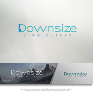 Logo Design by groomfox for Downsize Lipo Center of Houston | Design: #14791094