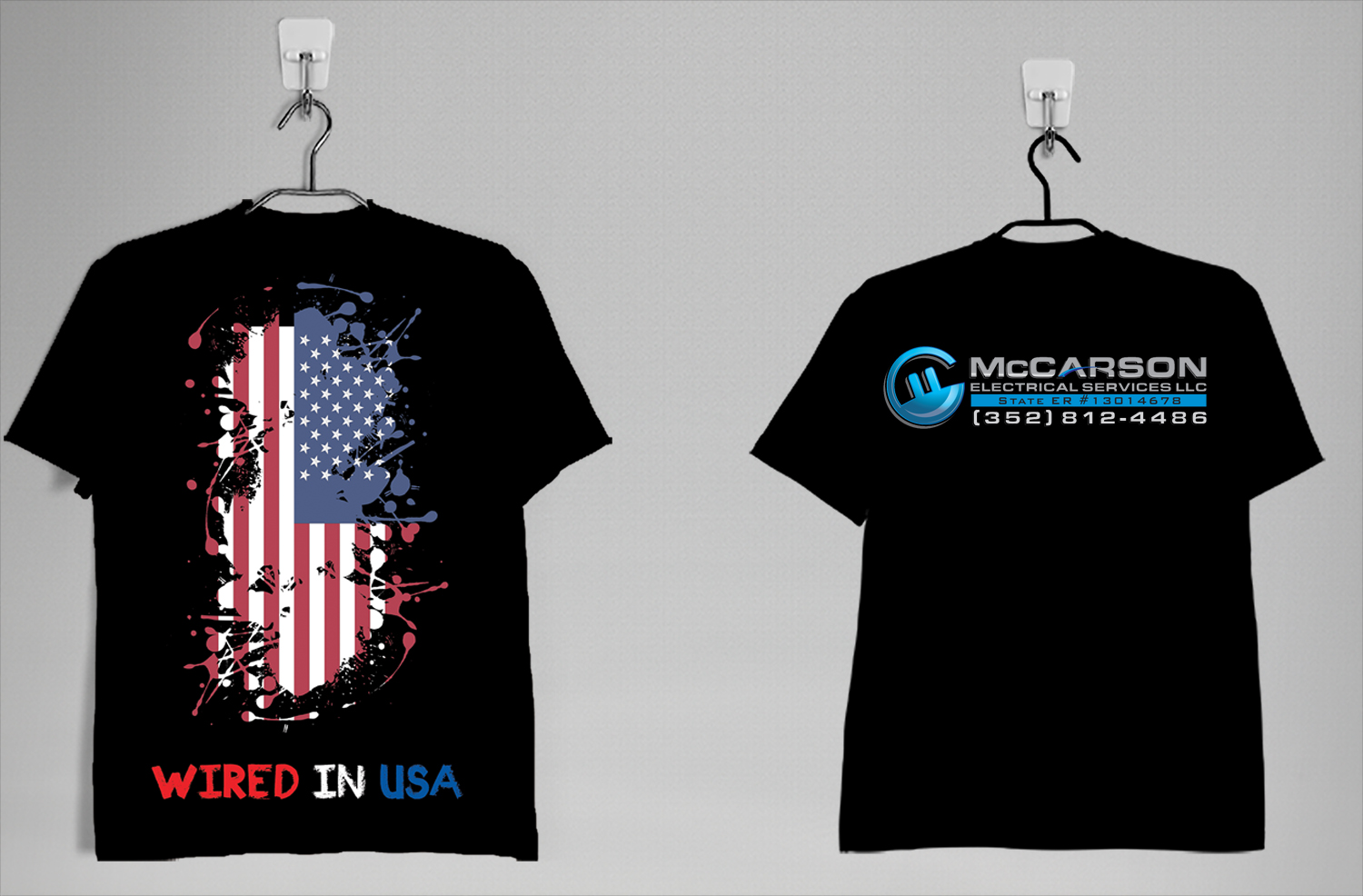 T-shirt Design by allaboutthebuzz69 for McCarson Electrical Services LLC | Design #14778416