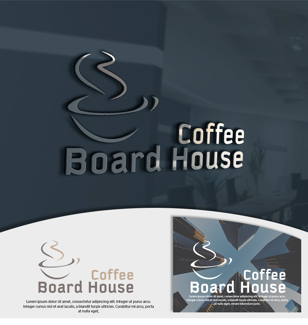 Elegant, Playful, House Logo Design for Board House Coffee by zegma ... Elegant, Playful, House Logo Design for Board House Coffee by zegma ...