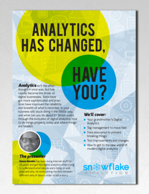 Design de Flyer par andrew3344 pour Snowflake Analytics | Design : #14779765