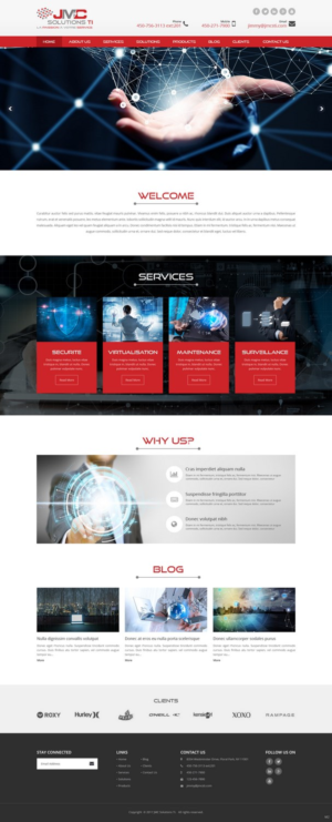 WordPress-Design von pb für JMC Solutions Ti | Design: #14827685