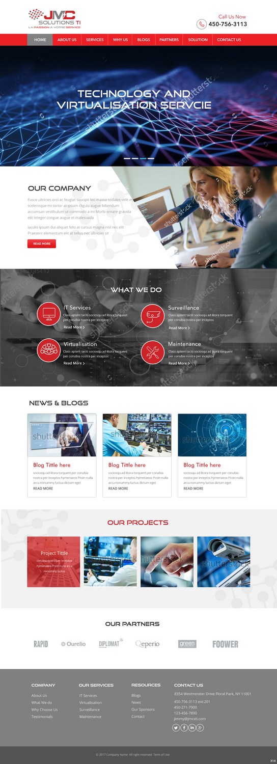 WordPress-Design von pb für JMC Solutions Ti | Design #14827687