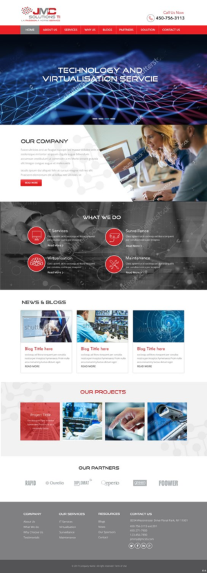 WordPress-Design von pb für JMC Solutions Ti | Design: #14827687