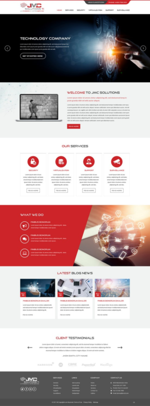 WordPress-Design von pb für JMC Solutions Ti | Design: #14827693
