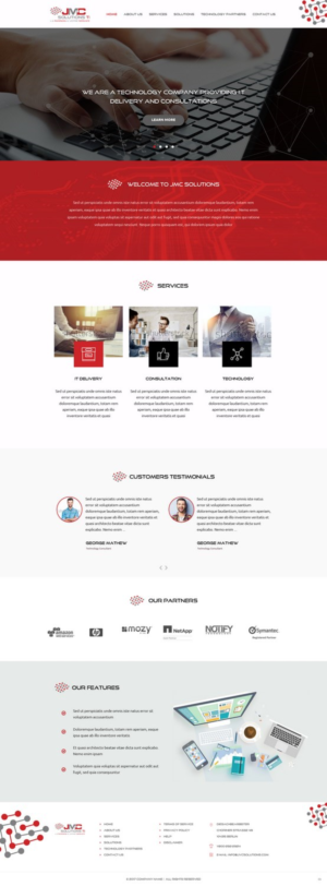 WordPress-Design von pb für JMC Solutions Ti | Design: #14837795