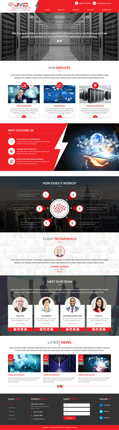 WordPress-Design von Sbss für JMC Solutions Ti | Design: #14919352