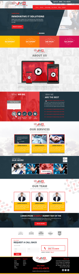 Design Wordpress par Bright Star pour JMC Solutions Ti | Design : #14853814