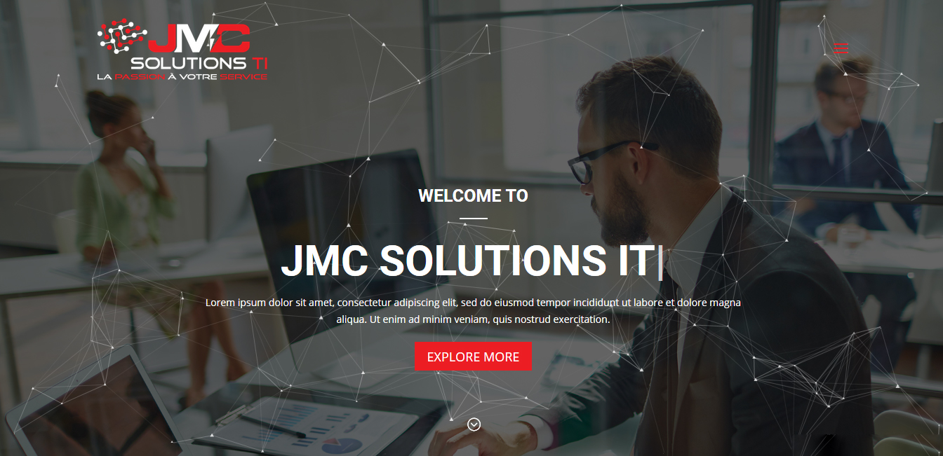Wordpress Design by joe designs for JMC Solutions Ti | Design #14916764