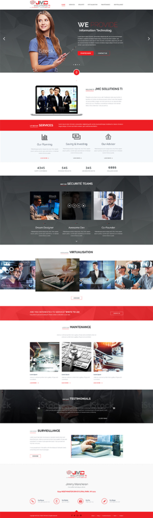 WordPress-Design von Bitttu für JMC Solutions Ti | Design #14895210