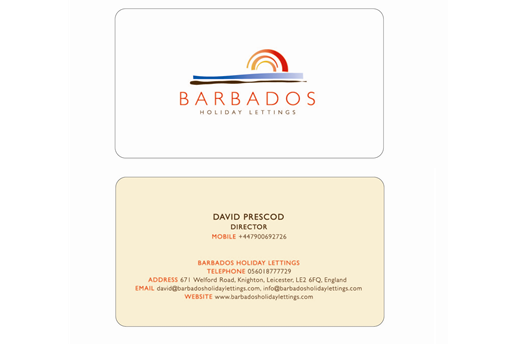 Visitenkarten-Design von Rising Sun für Barbados Holiday Lettings | Design: #962