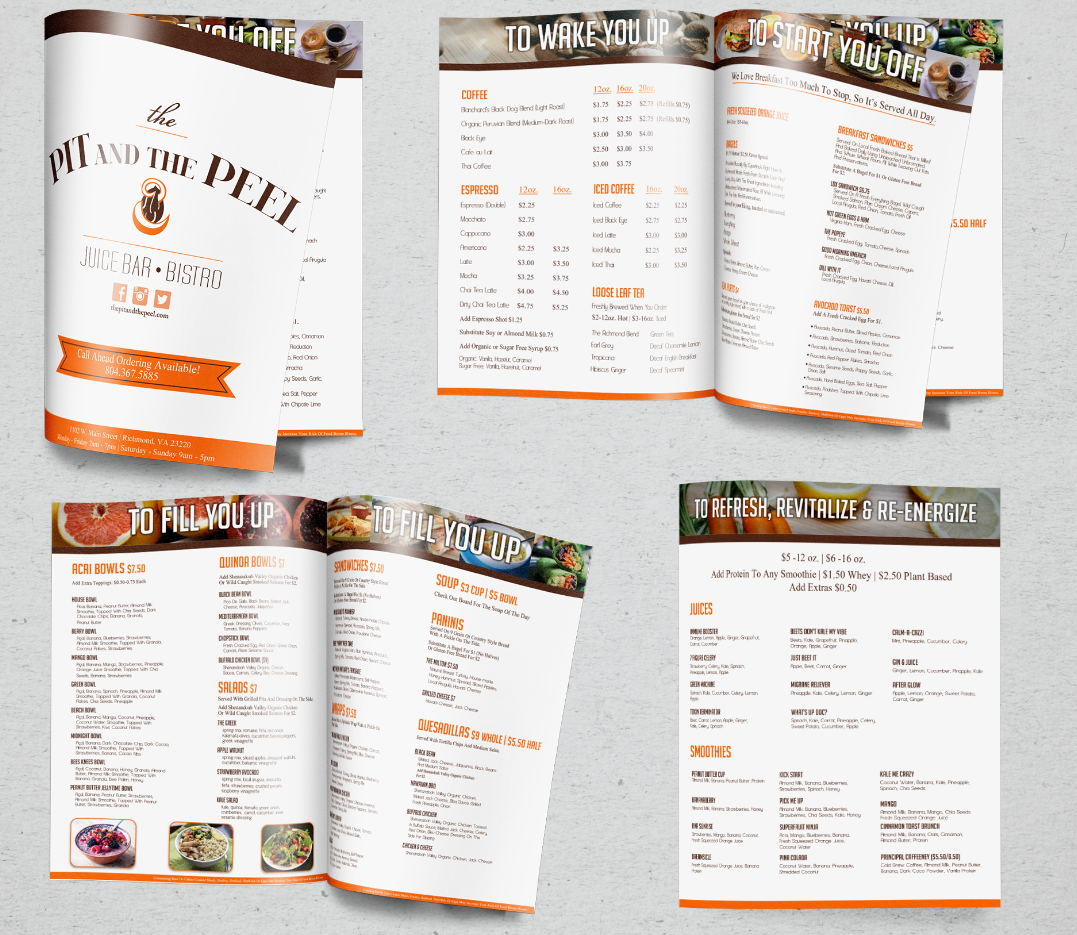 Menu Design by Z-Rod for this project | Design #14816655