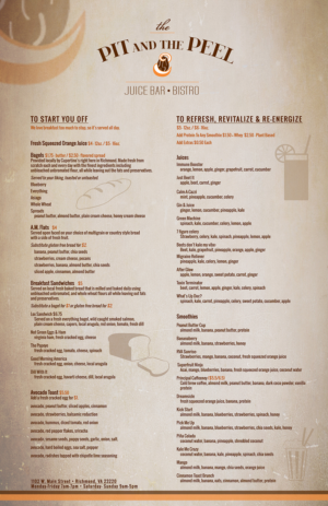 Menu Design by arch.dominguiano