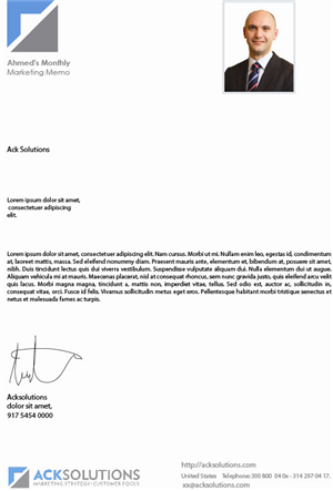 Letterhead Design by natalia.hincapie