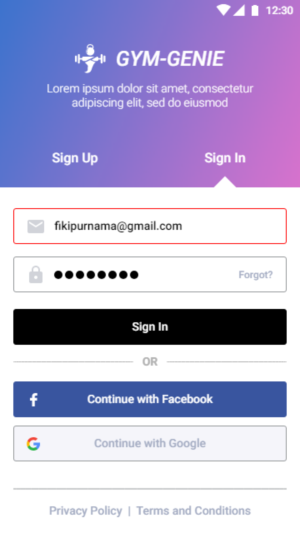 Design Application par Fiki Purnama pour etjam | Design : #14827738