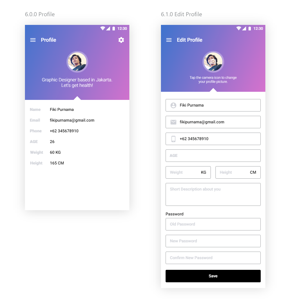 Diseño de aplicación (App) por Fiki Purnama para etjam | Diseño #14835301