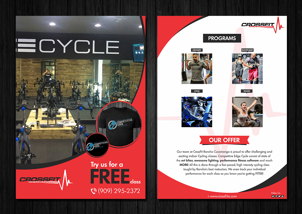 Flyer Design by ecorokerz for Competitive Edge Athletics Inc | Design #14866882