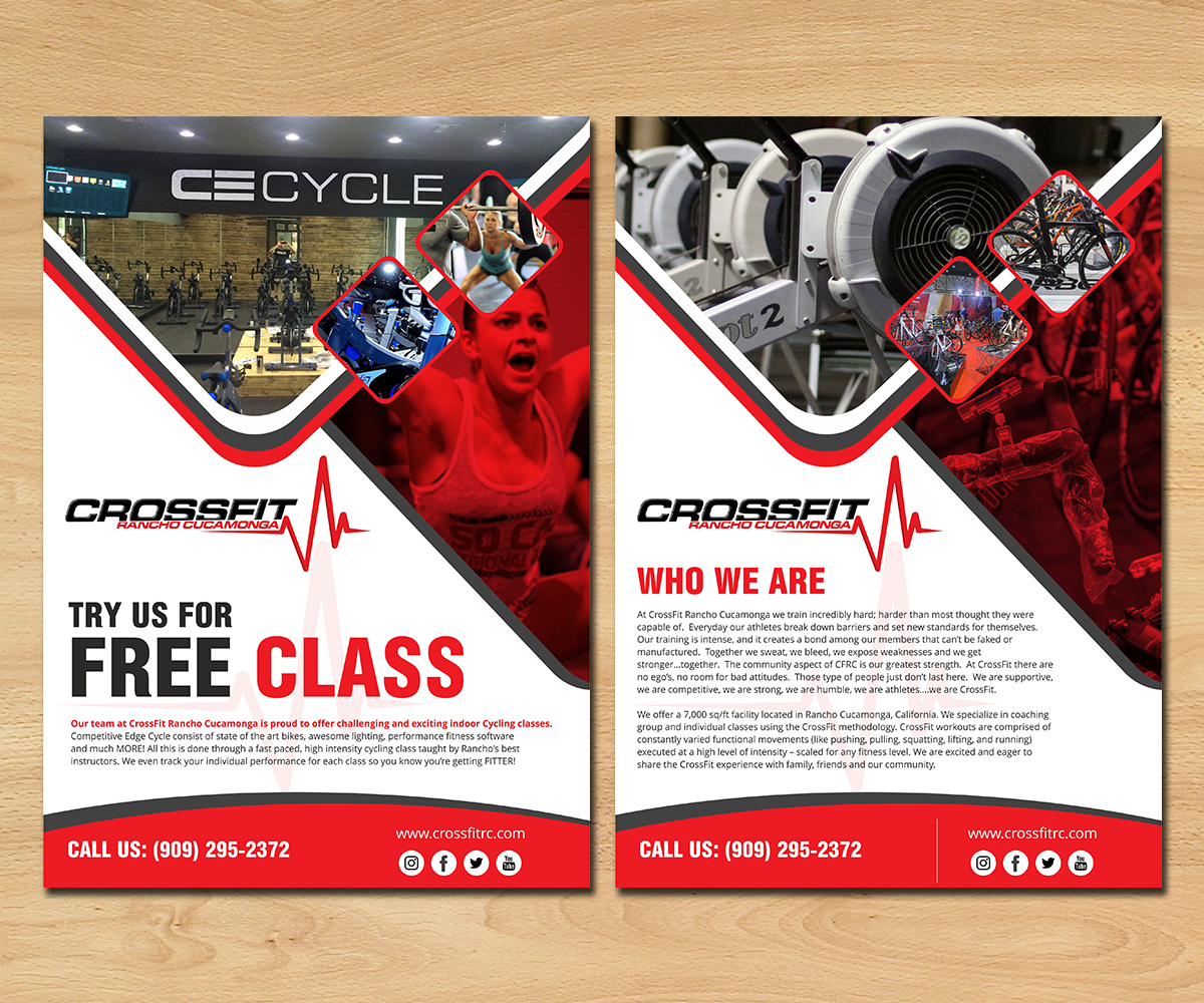 Flyer Design by ecorokerz for Competitive Edge Athletics Inc | Design #14868030