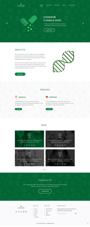 Web-Design von pb für Gensior Consulting  | Design: #14799844