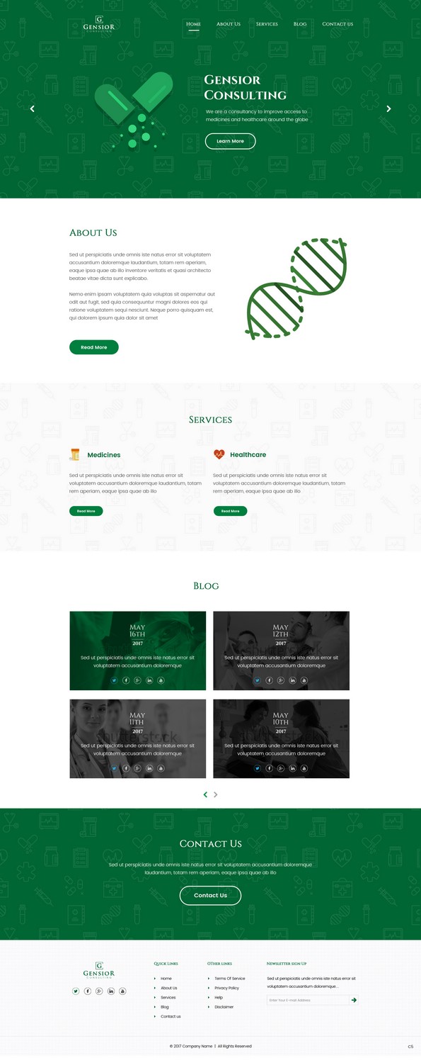 Web Design by pb for Gensior Consulting  | Design #14801997
