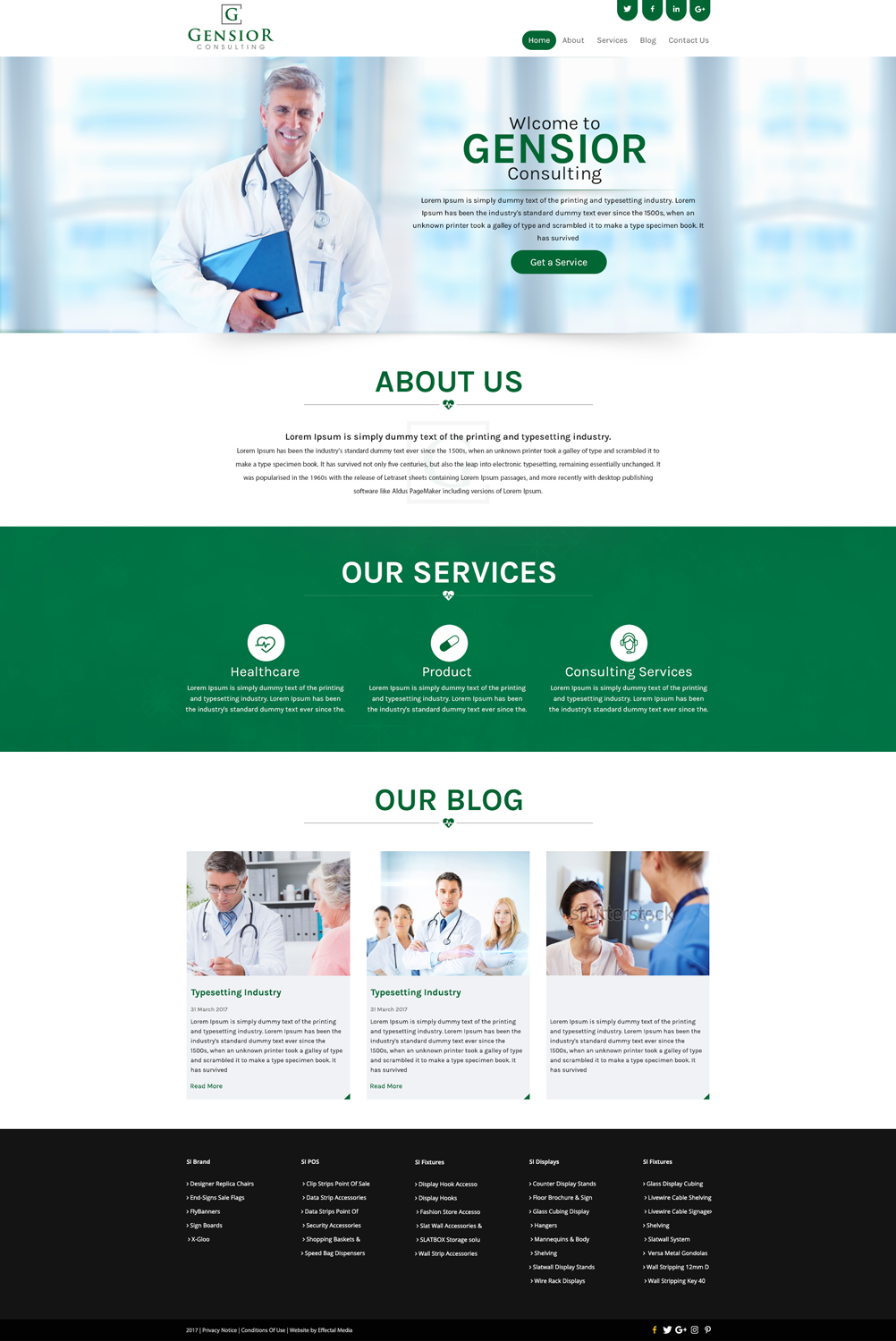 Web-Design von Kingdom Vision für Gensior Consulting  | Design #14813678