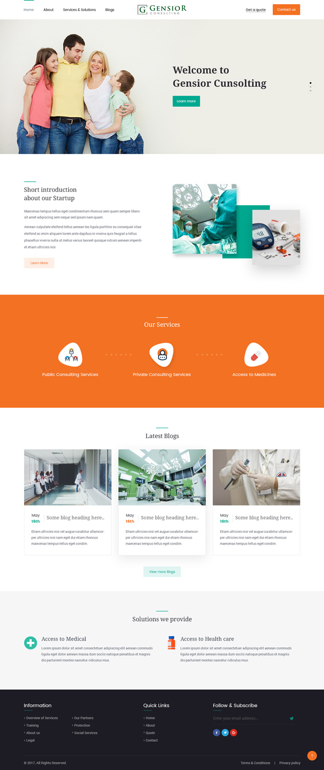 Web Design by nzdesigners for Gensior Consulting  | Design #14825341