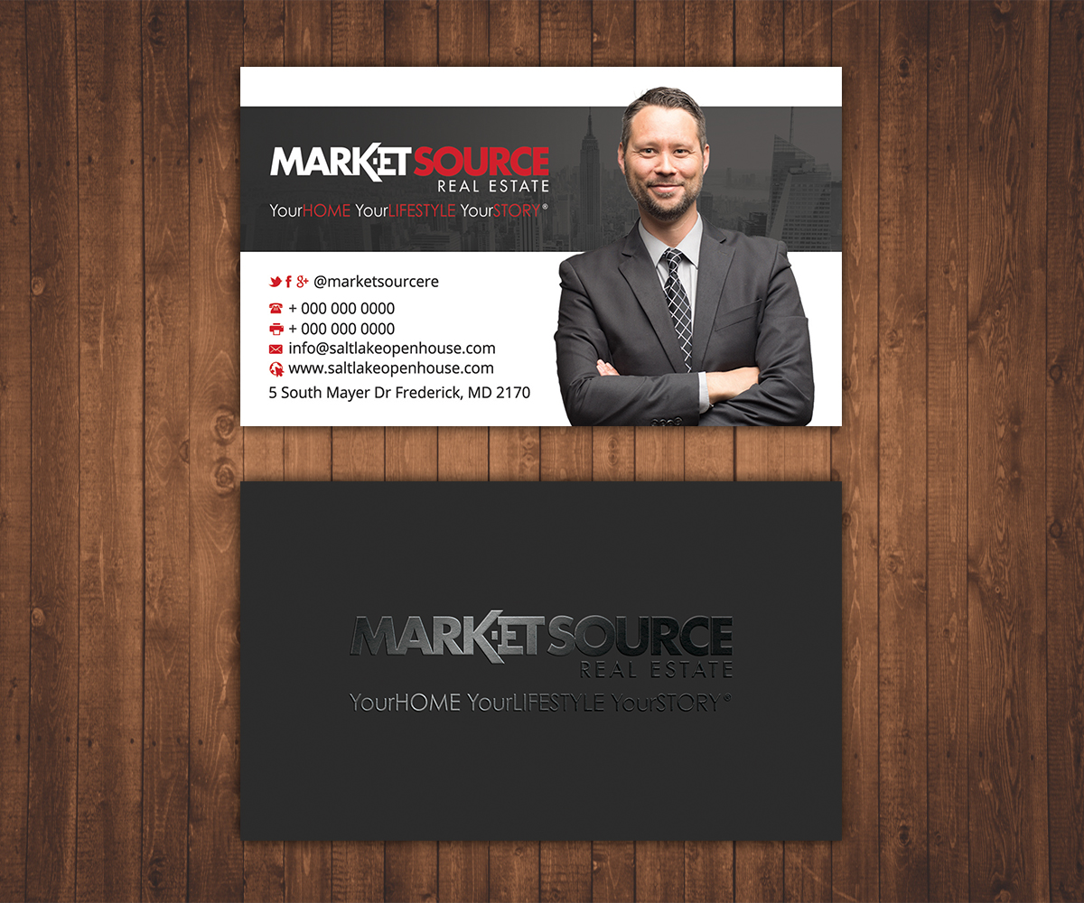Business Card Design by Stylez Designz for Market Source Media | Design #14849031
