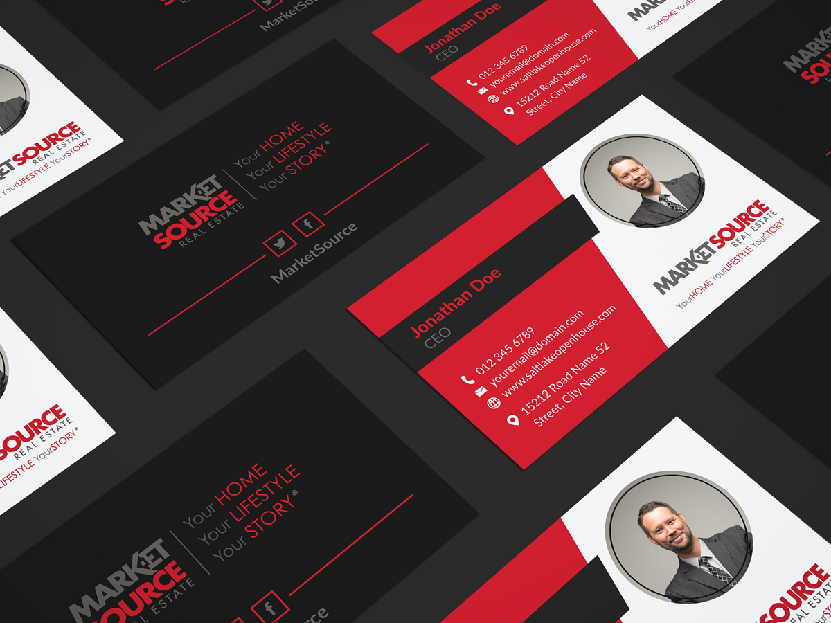 Design de Carte de Visite par JK18 pour Market Source Media | Design #14840886