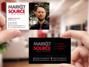 Design de Carte de Visite par Creations Box 2015 pour Market Source Media | Design : #14805838