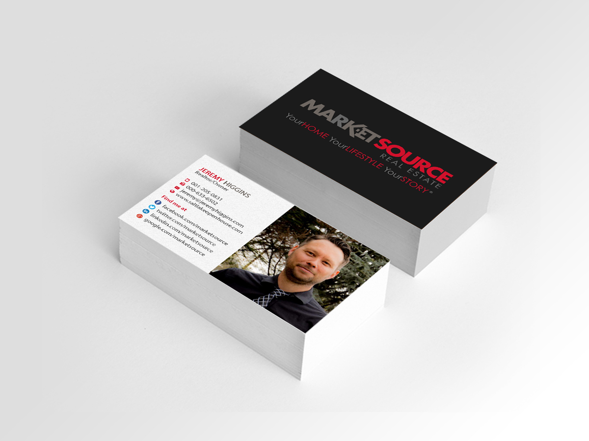Business Card Design by Creations Box 2015 for Market Source Media | Design #14805853