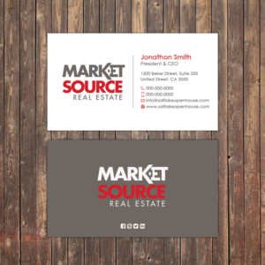 Design de Carte de Visite par Sky007 pour Market Source Media | Design : #14848153