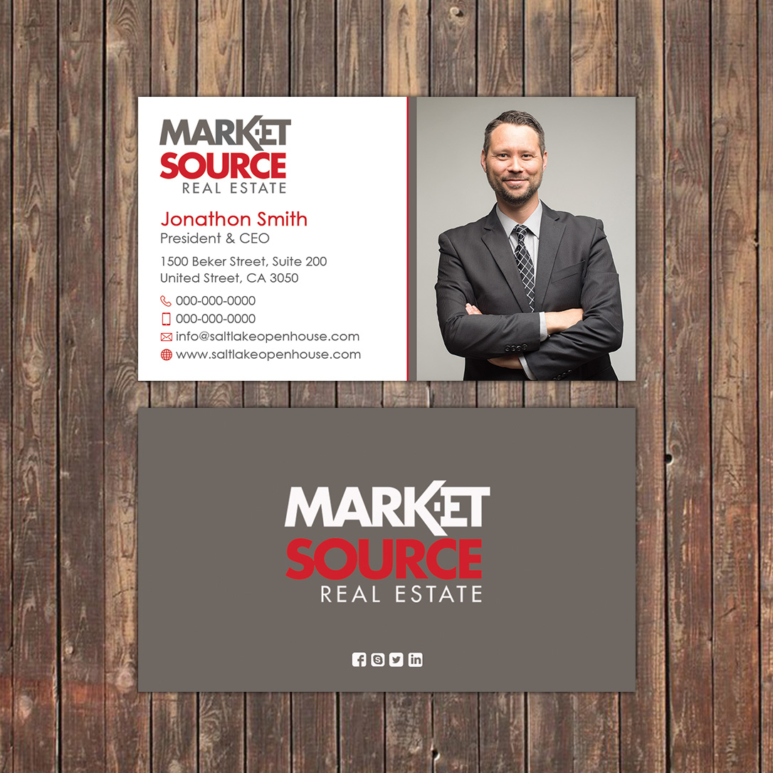 Design de Carte de Visite par Sky007 pour Market Source Media | Design #14848352