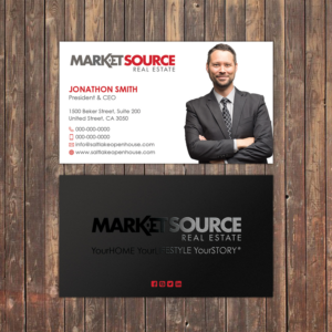 Business Card Design by Sky007 for Market Source Media | Design: #14849352