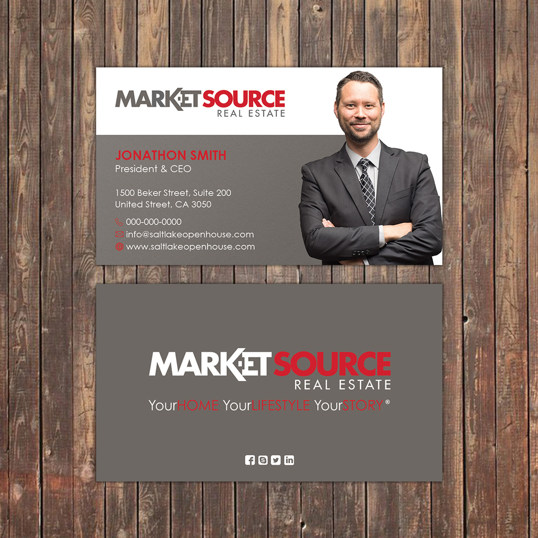 Design de Carte de Visite par Sky007 pour Market Source Media | Design #14849391