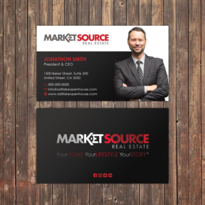 Business Card Design by Sky007 for Market Source Media | Design: #14849400